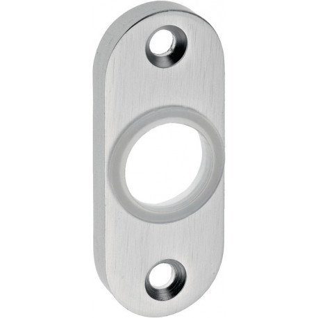 Rosette porte .3392/0000 Alu.F1 8mm rd.ov.EDI