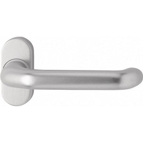 Poignée porte 1300/2033 Alu.F12 ov.8mm coudé.EDI