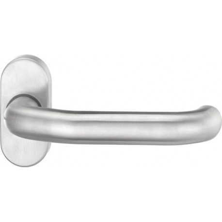 Poignée porte 1300/2133 Inox EST courbé carré.9mm EDI