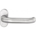 Poignée porte 1300/2133 Inox EST courbé carré.9mm EDI