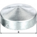 Chapeau de poteau D.80mm Forme ronde galvanisé GAH (Par 10)