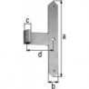 Equerre 300x40x105mm acier galva 5mm GAH (Par 5)