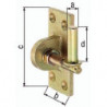 Gond à visser sur support 13x45 mm, galvanisé à chaud, réglable de 20 mm GAH (Par 6)
