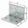 Equerre perforée ETA-8/165 60x80xmm Nbre de trous 20 S.2,5mm ETA-8/165 GAH (Par 25)