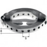 Bande Ruban perforé B20 x 1mm longueur 10 m galvanisé