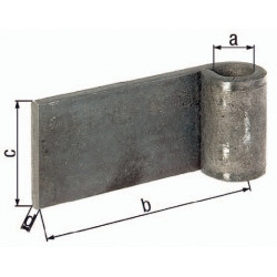 Ruban de soudure 16x75x45x5mm Acier brut (Par 10)