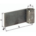 Ruban de soudure 20x100x60x8mm Acier brut