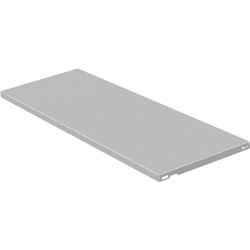 Etagère en acier B.800mm T.250mm acier blanc alu ELEMENT SYSTEM