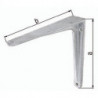 Equerre L.175mm H.150mm Alu Capacité 70kg GAH (Par 10)