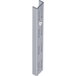 Rail mural L.1500mm aluminum acier 2 crochets ELEMENT SYSTEM (Par 2)