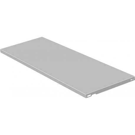 Etagère en acier B.800mm T.300mm acier blanc alu ELEMENT SYSTEM