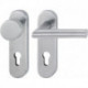 Poignée porte Ams.E58/353KH/1400 Inox F69 PZ rd HOPPE