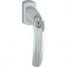 Poignée de fenêtre NY 0810S/U10 Alu.F1/natur 32mm verrouillable HOPPE