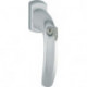 Poignée de fenêtre NY 0810S/U10 Alu.F9016/blanc signalisation 32mm verrouillable HOPPE