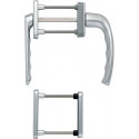 Set poignée NY 099KH/961N/U10/… Alu.F1 63-73mm carré.7mm HOPPE