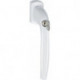 Poignée de porte coulissante / basculante parallèle New York PSK-0810S / U10 aluminium F9016 100 Nm HOPPE