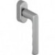 Poignée de fenêtre Hamburg 0700/UD9020 Alu.F9/couleur acier 32-42mm Stand.HOPPE