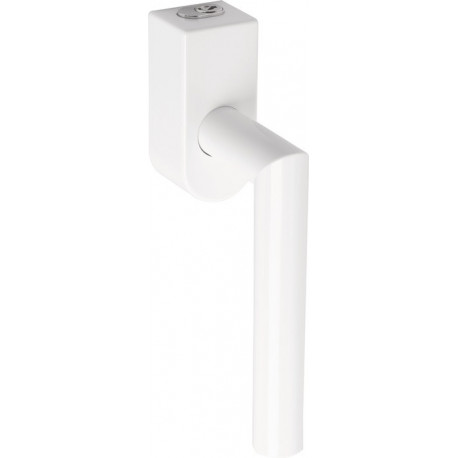 Poignée de fenêtre verrouillable 162PCFGA.2 30mm plastique 99 blanc 30mm verrouillable HEWI