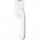 Poignée de fenêtre verrouillable 111FGA.1 35mm plastique 99 blanc 35mm verrouillable HEWI