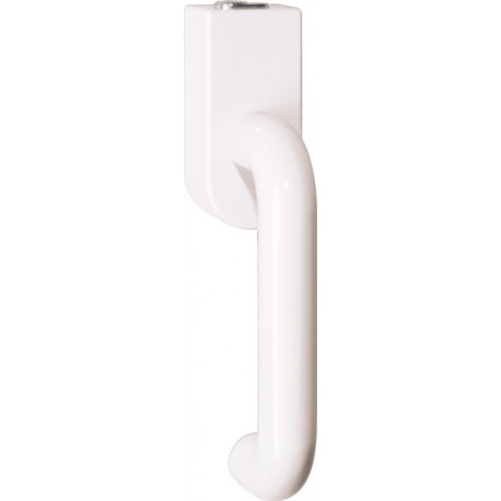 Poignée de fenêtre verrouillable 111FGA.1 35mm plastique 99 blanc 35mm verrouillable HEWI