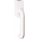 Poignée de fenêtre verrouillable 111FGA.1 35mm plastique 99 blanc 35mm verrouillable HEWI