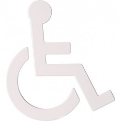 Symbole sans Obstacle 801.91.030 PA Farb-Nr.33 B.135mm H.150mm S.3mm HEWI
