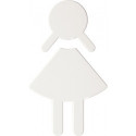 Symbole Femme 801.91.020 PA Farb-Nr.97 B.87mm H.150mm S.3mm HEWI