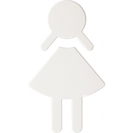 Symbole Femme 801.91.020 PA Farb-Nr.99 B.87mm H.150mm S.3mm HEWI