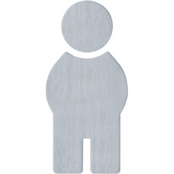 Symbole Homme 710XA.150.1 VA Farb-Nr.XA B.71,5mm H.150mm S.1,5mm HEWI