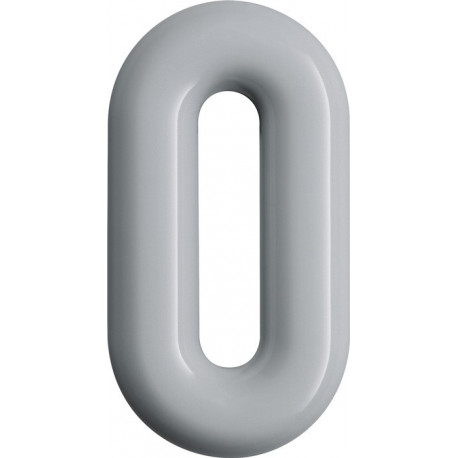 Chiffre du numéro de maison 0 Polyamide spécial 99 blanc pur 165mm D.33mm HEWI