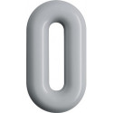 Chiffre du numéro de maison 0 Polyamide spécial 90 noir profond 165mm D.33mm HEWI