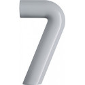 Chiffre du numéro de maison 7 Polyamide spécial 99 blanc pur 165mm D.33mm HEWI
