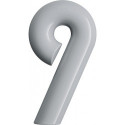 Chiffre du numéro de maison 9 Polyamide spécial 99 blanc pur 165mm D.33mm HEWI