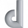 Lettre de numéro de maison d Polyamide spécial 90 noir profond 134,4mm D.33mm HEWI