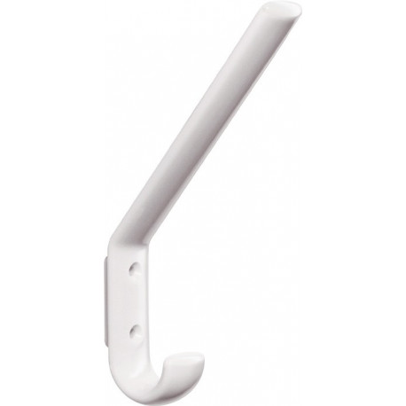 Crochet 477.90.070 einfach A.108mm PA 99 Blanc H.163mm HEWI