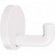 Crochet simple 801.90.010 30mm PA blanc 99 D.40mm HEWI