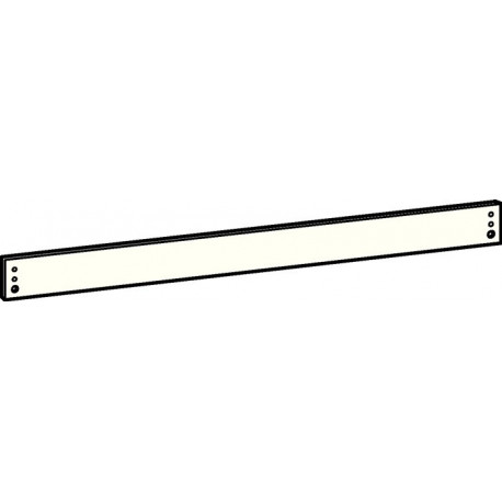 Plaque de montage adaptée au rail coulissant G-N blanc 9016 H.40mm DORMAKABA