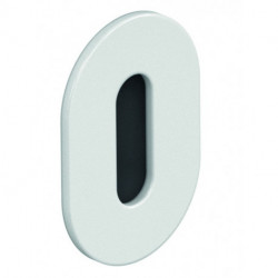 Paire rosace porte 306PCM 99 Plastique 99 -1,5mm BB ov.HEWI