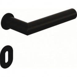 Paire de poignées de porte 162PBM/162PBMV/162PBMX Plastique 90m-90m m.Mini-Drückerrosette