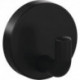 Crochet simple 477.90B010 45mm PA 90 noir profond ma D.50mm HEWI
