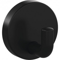 Crochet simple 477.90B010 45mm PA 90 noir profond ma D.50mm HEWI