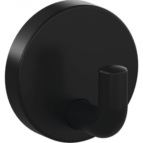 Crochet simple 477.90B010 45mm PA 90 noir profond ma D.50mm HEWI
