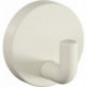 Crochet simple 477.90B010 45mm PA 99 blanc ma D.50mm HEWI