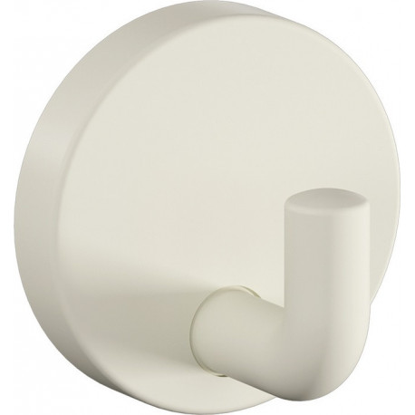 Crochet simple 477.90B010 45mm PA 99 blanc ma D.50mm HEWI