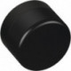 Butoir de porte mural 610B plastique 90 noir profond ma L.24mm HEWI