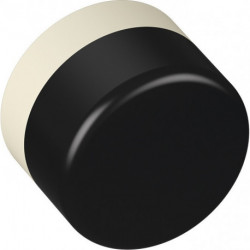 Butoir de porte mural 610B plastique 99 blanc pur ma L.24mm HEWI