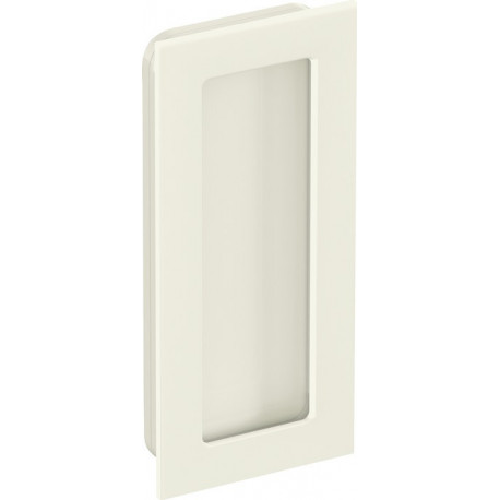 Poignée encastrée 544.54.120 PA 99 blanc pur brillant rectangulairef.HLT