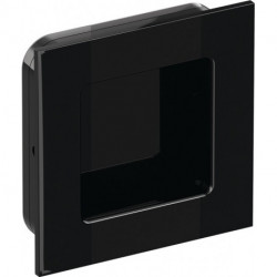 Poignée encastrée 544.60 PA90 noir profond brillant quad.f.HLT L.60mm B.60mm HEWI