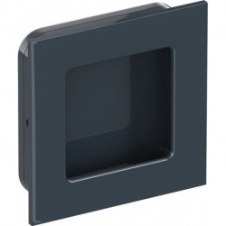 Poignée encastrée 544.60 PA 92 grau brillant quad.f.HLT L.60mm B.60mm HEWI