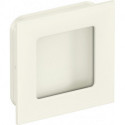 Poignée encastrée 544.60 PA 99 blanc pur brillant quad.f.HLT L.60mm B.60mm HEWI